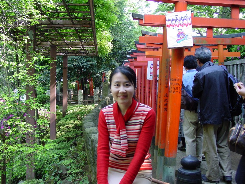 6、在日本留学时的李涓.jpg